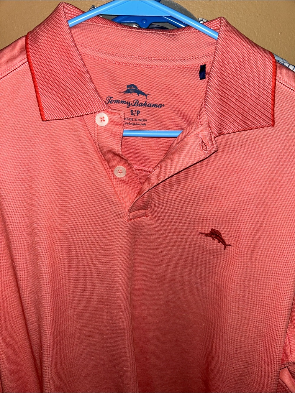 Tommy Bahama Men's Coral Marlin Polo Shirt Sz small